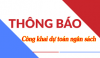 Quyết định công bố công khai dự toán chi ngân sách nhà nước năm 2021