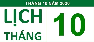 LỊCH THÁNG 10