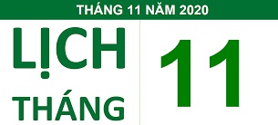 LỊCH THÁNG 11