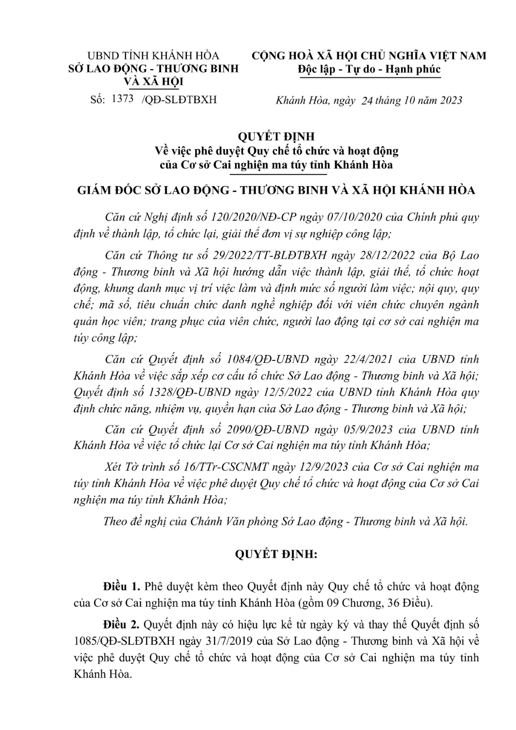 quy chế cơ sở 1